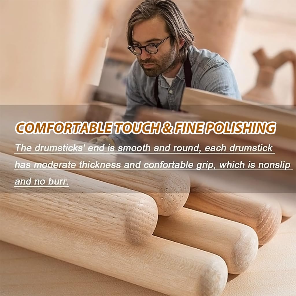 HASTHIP 5A Drum Sticks Maple Drumsticks, 2 Pair 16inch Drum Sticks Set, Wood Drumsticks Drum Accessories for Adults & Youth, Oval Wood Tip, Perfect for Pros and Beginners HASTHIP 5A Drum Sticks Maple Drumsticks, 2 Pair 16inch Drum Sticks Set, Wood Drumsticks Drum Accessories for Adults & Youth, Oval Wood Tip, Perfect for Pros and Beginners